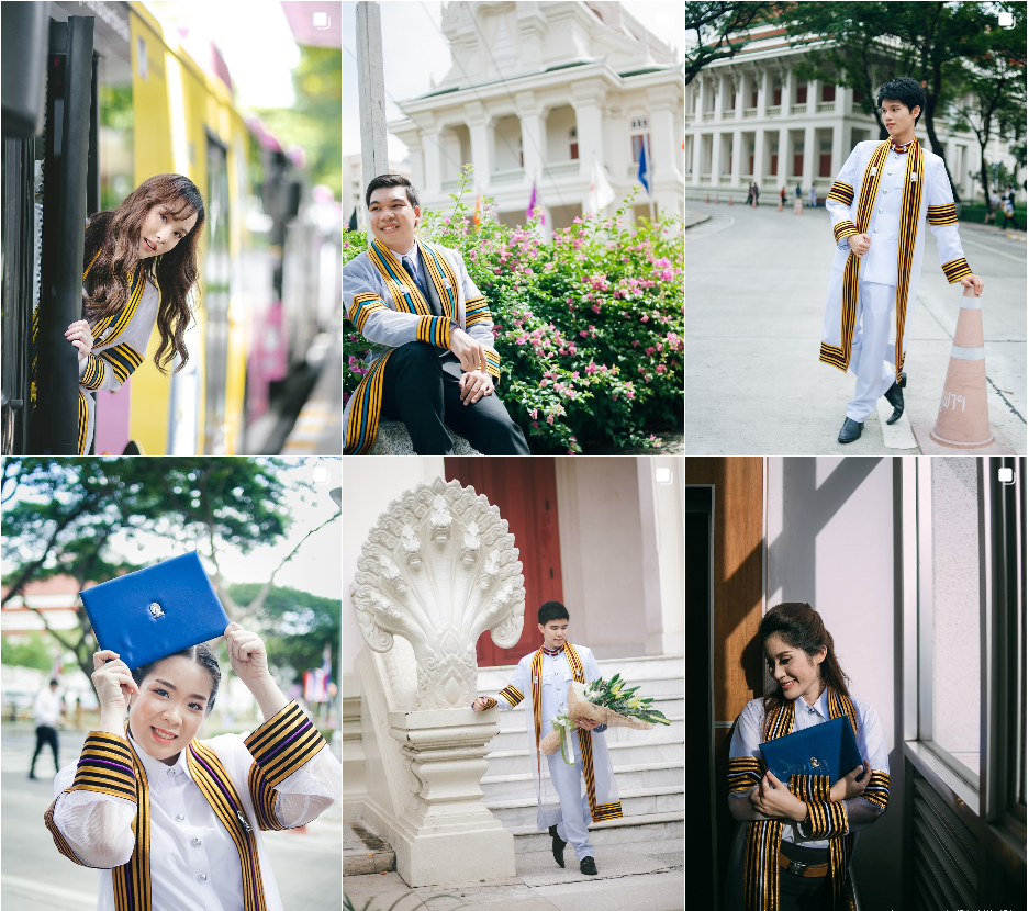 ถ่ายรูปนอกรอบ จุฬา