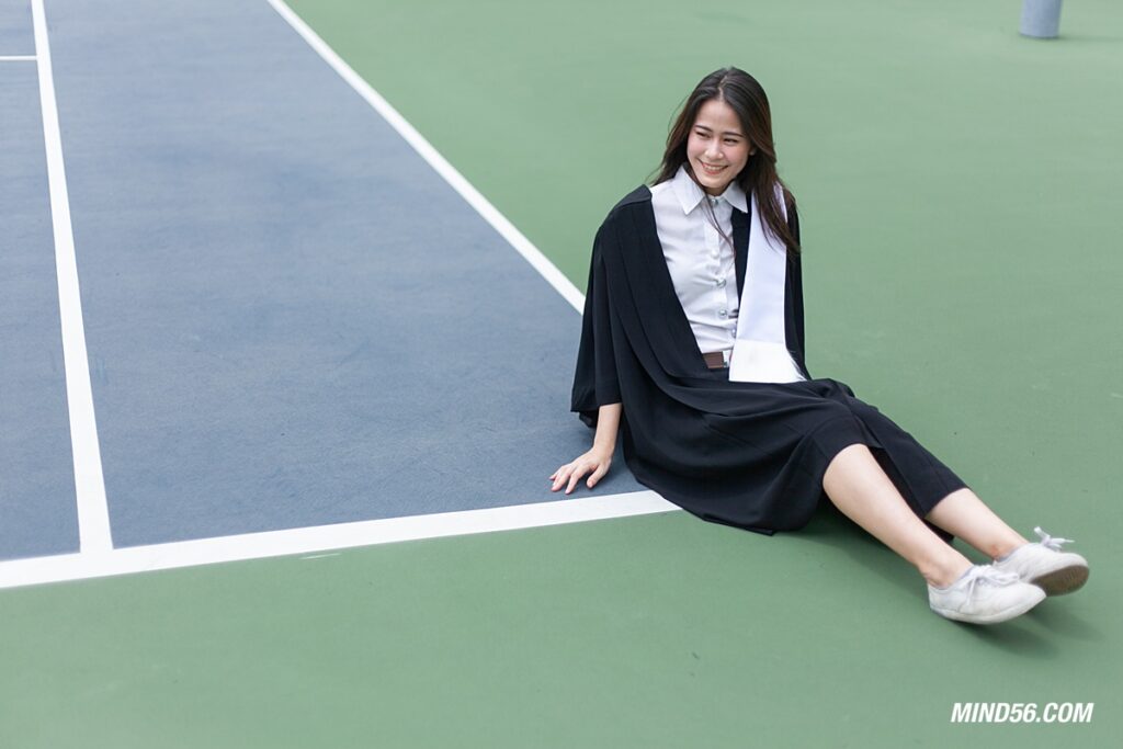 ถ่ายนอกรอบ น้องฟ้า มธ 2560