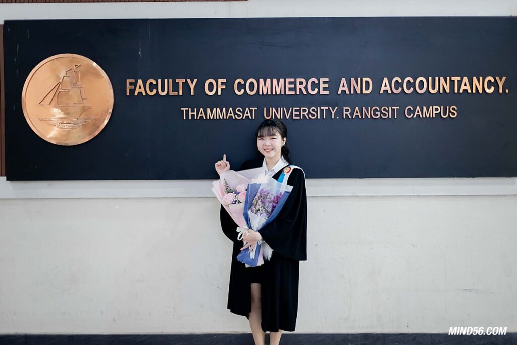 แจกความสดใส! น้องฟ้าใส บัณฑิต มธ น่ารักโดนใจไม่มีร้อน 10